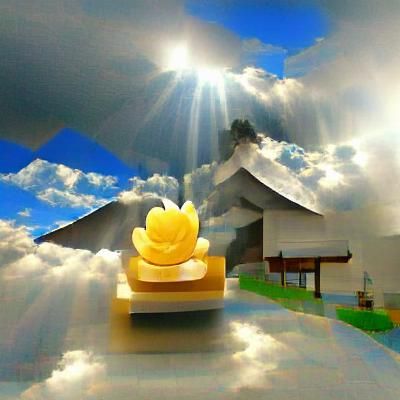 Japanese zen temple