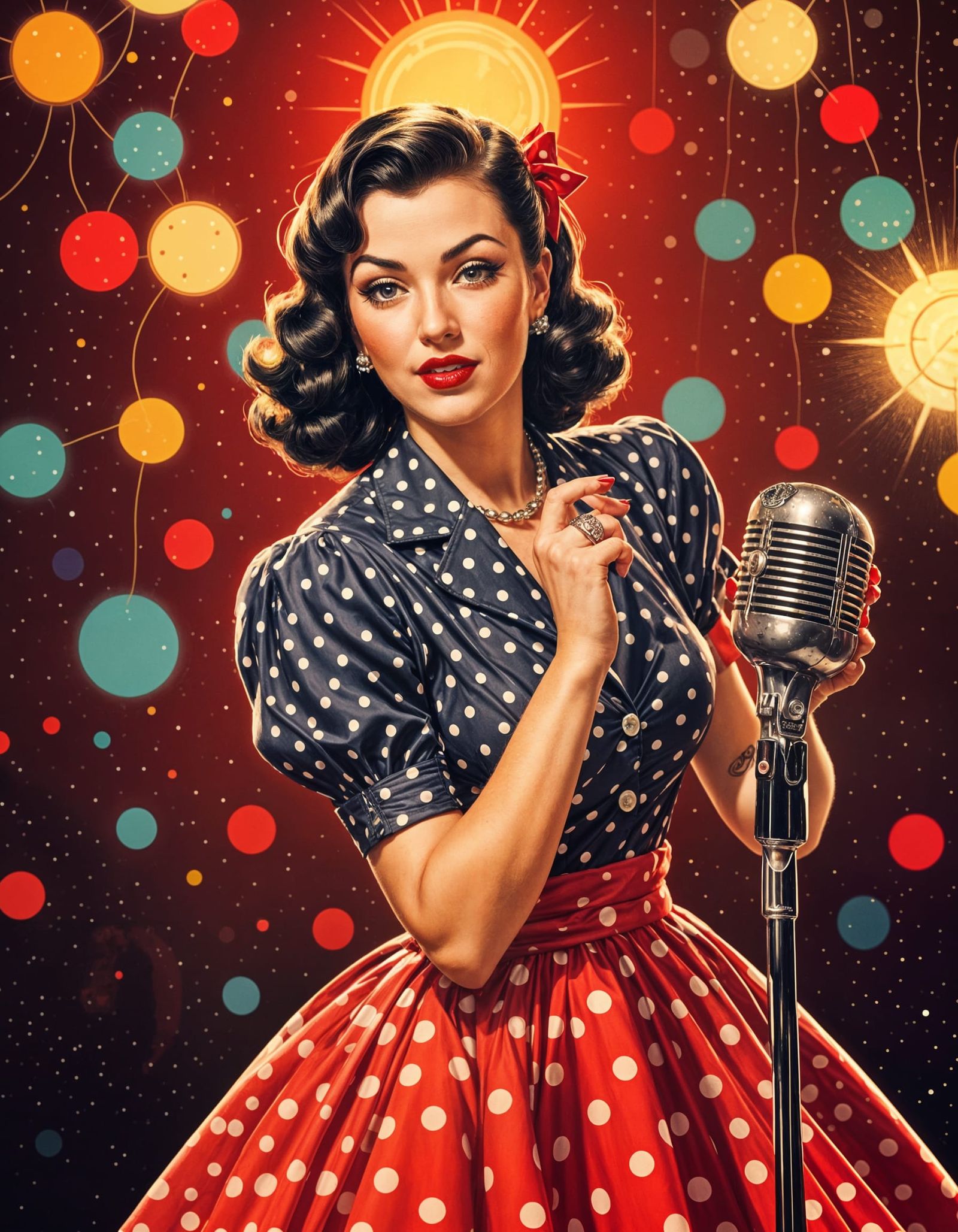 Polka Dottie  by @Kate