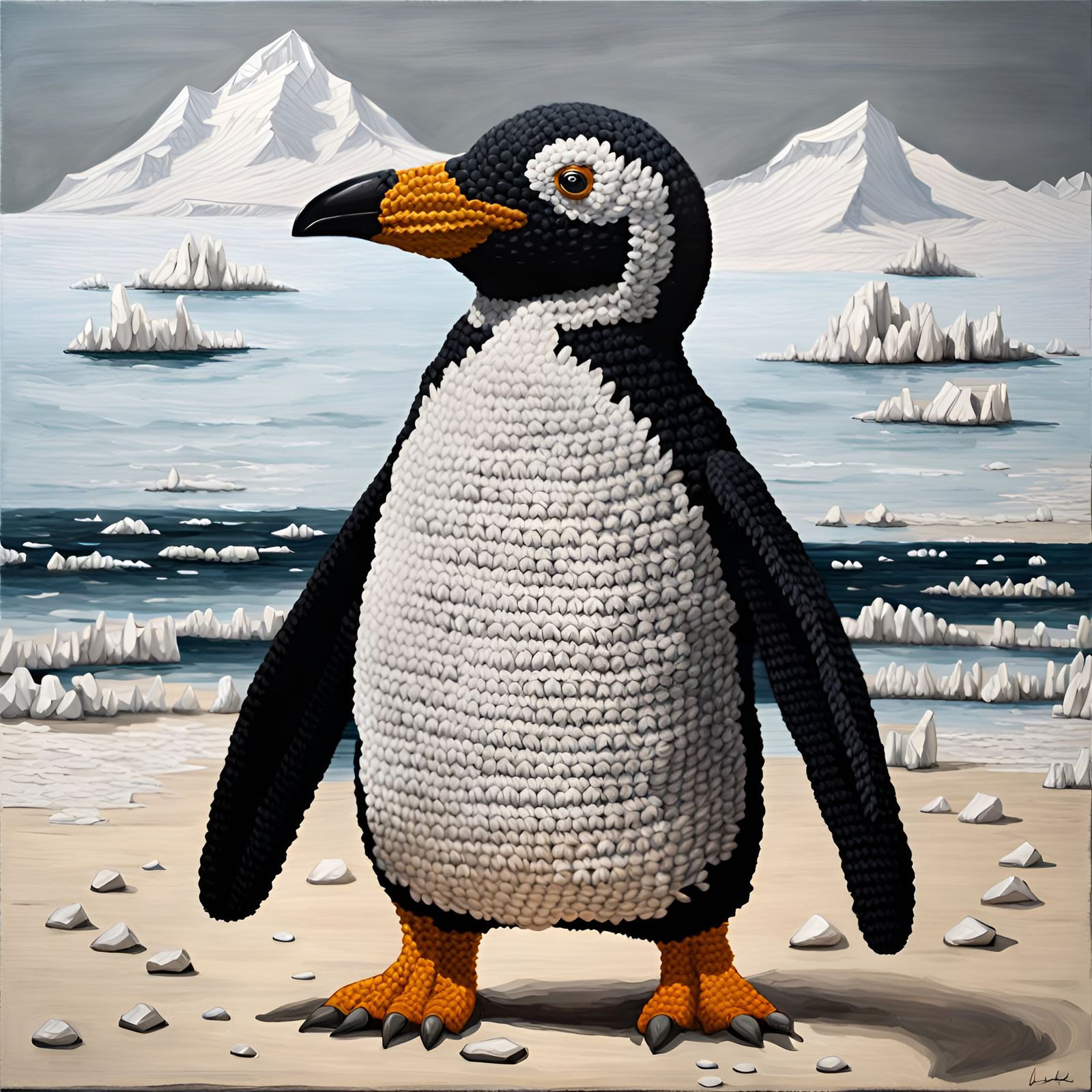 Crotch penguin   by @Creamy Ron