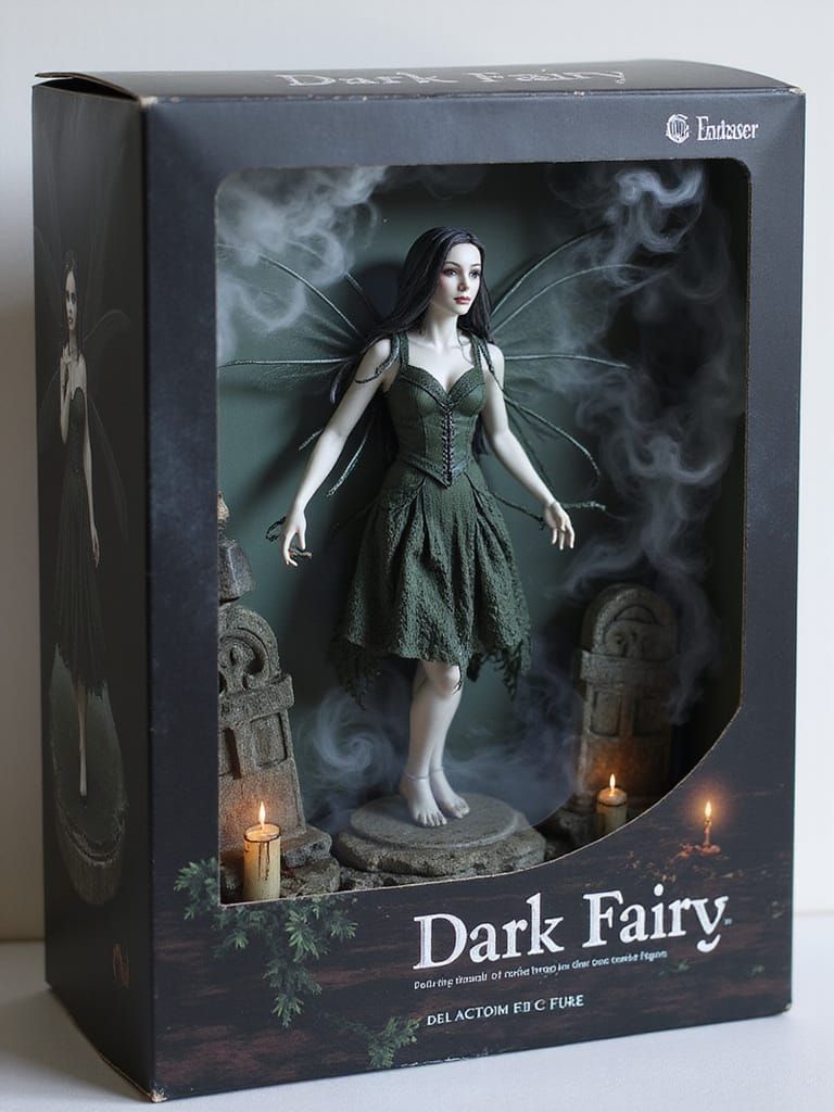 dark fantasy fairy action figure  by @Harley Knight
