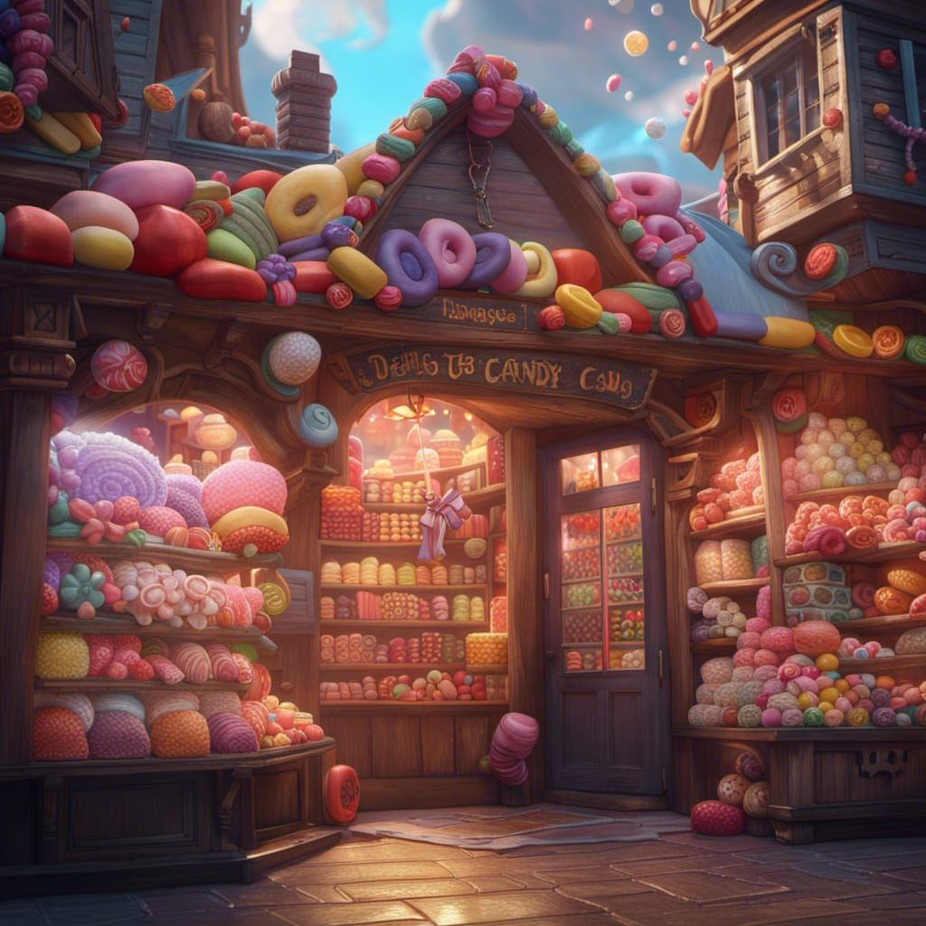 Candy:  A momentary escape into a world of delight and whimsy  by @Vixsin