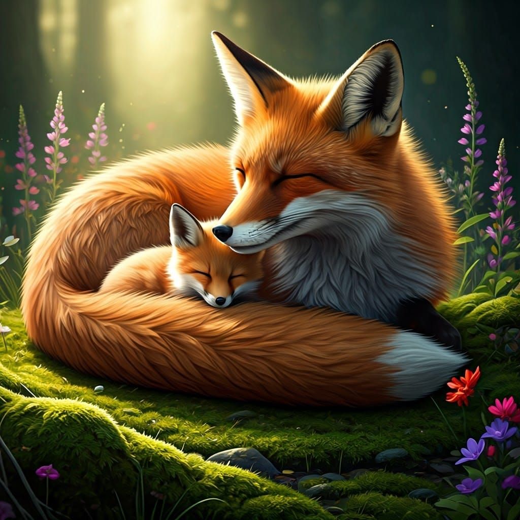 A mother with her child