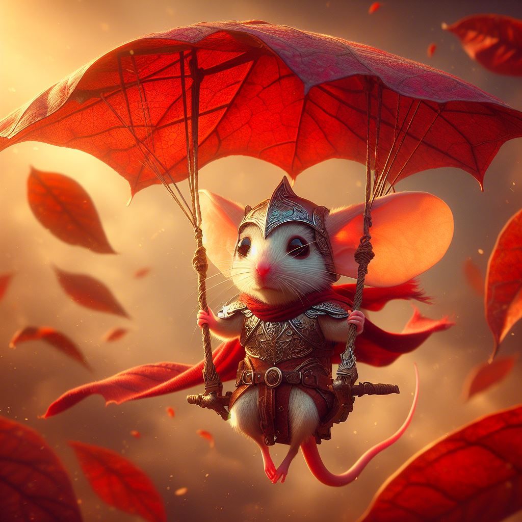 Wee little paratroopers