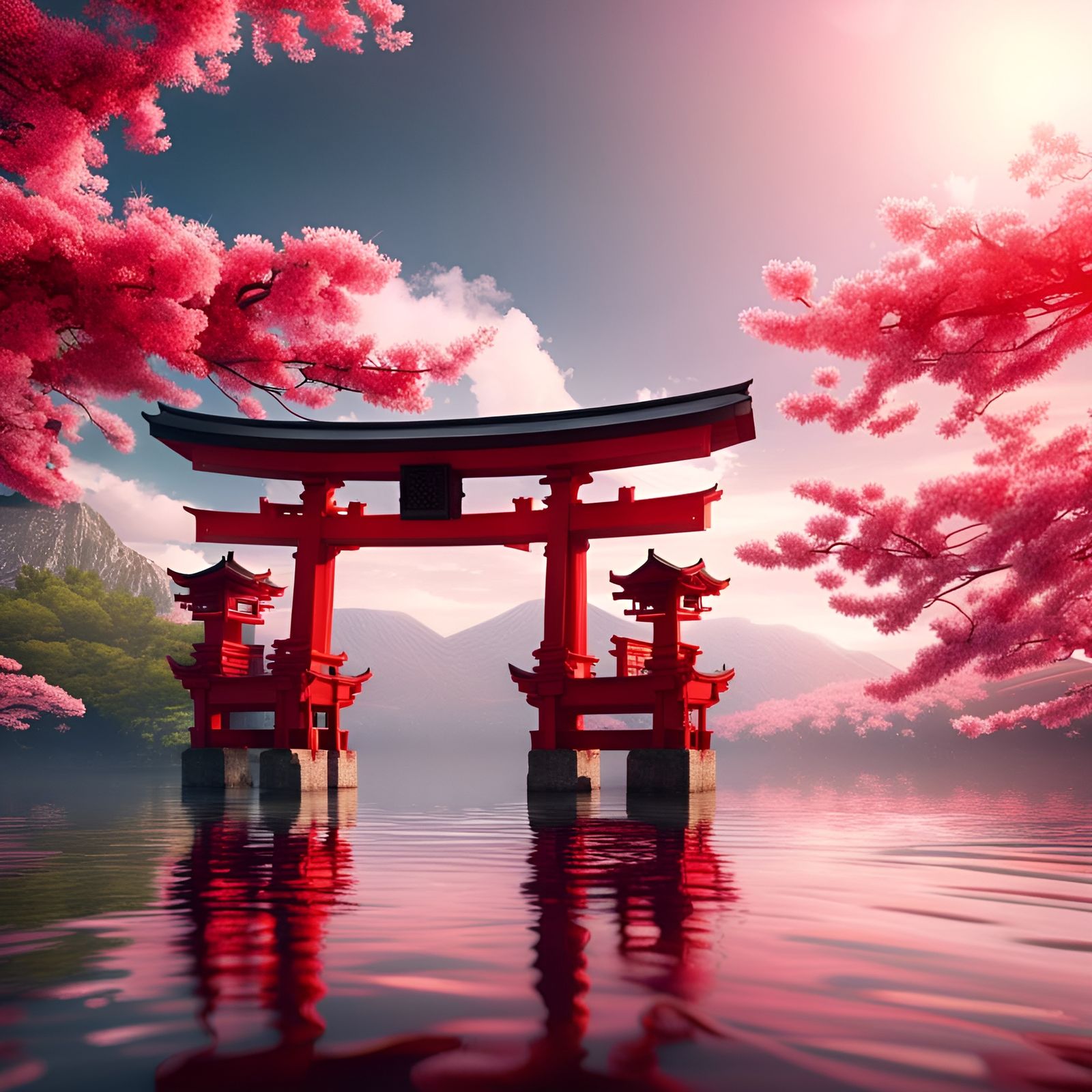 Torii gate  by @Accidentalrage