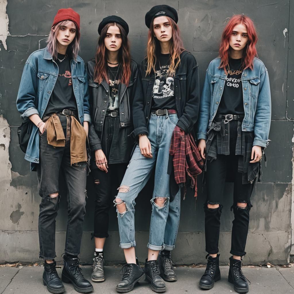 Grunge Looks   by @TrainToon