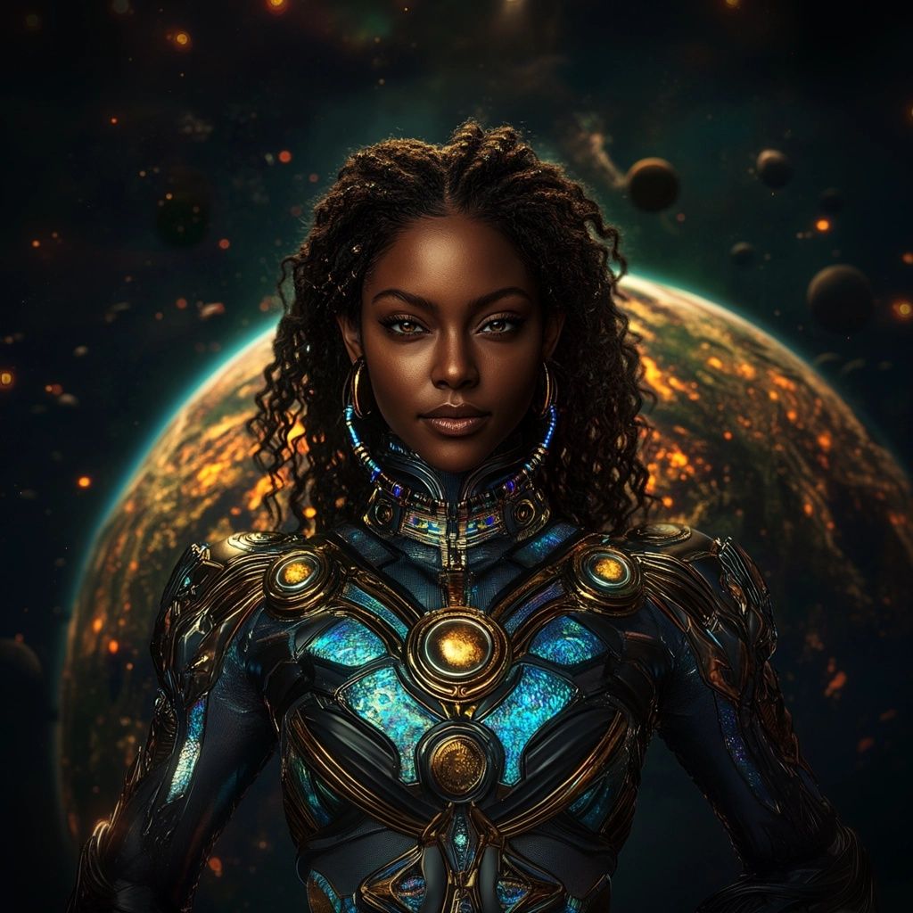 Interstellar space station commander