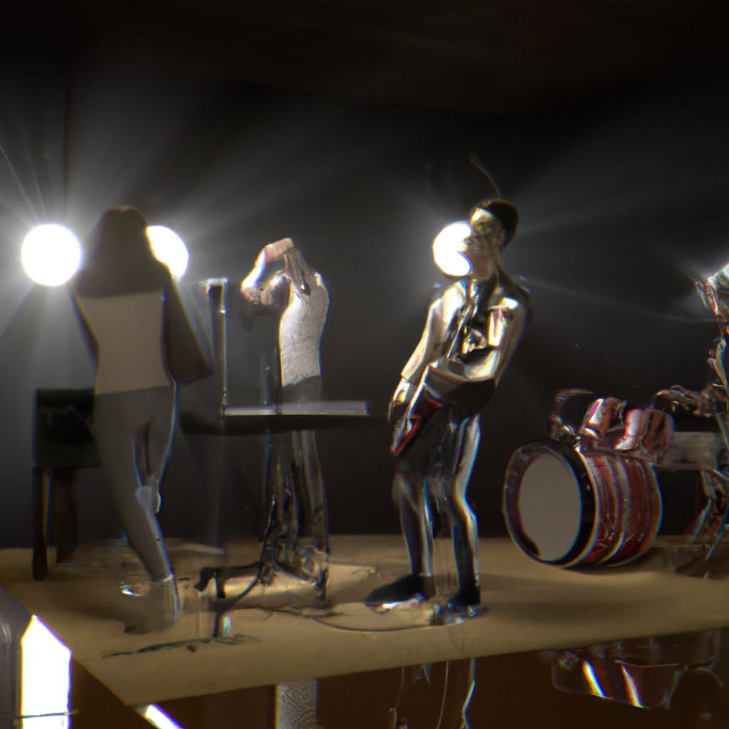 Coed Indie Rock Band Putting On The Best Concert Ever Dynamic Lighting coed-indie-rock-band-putting-on-the-best-concert-ever-dynamic-lighting
