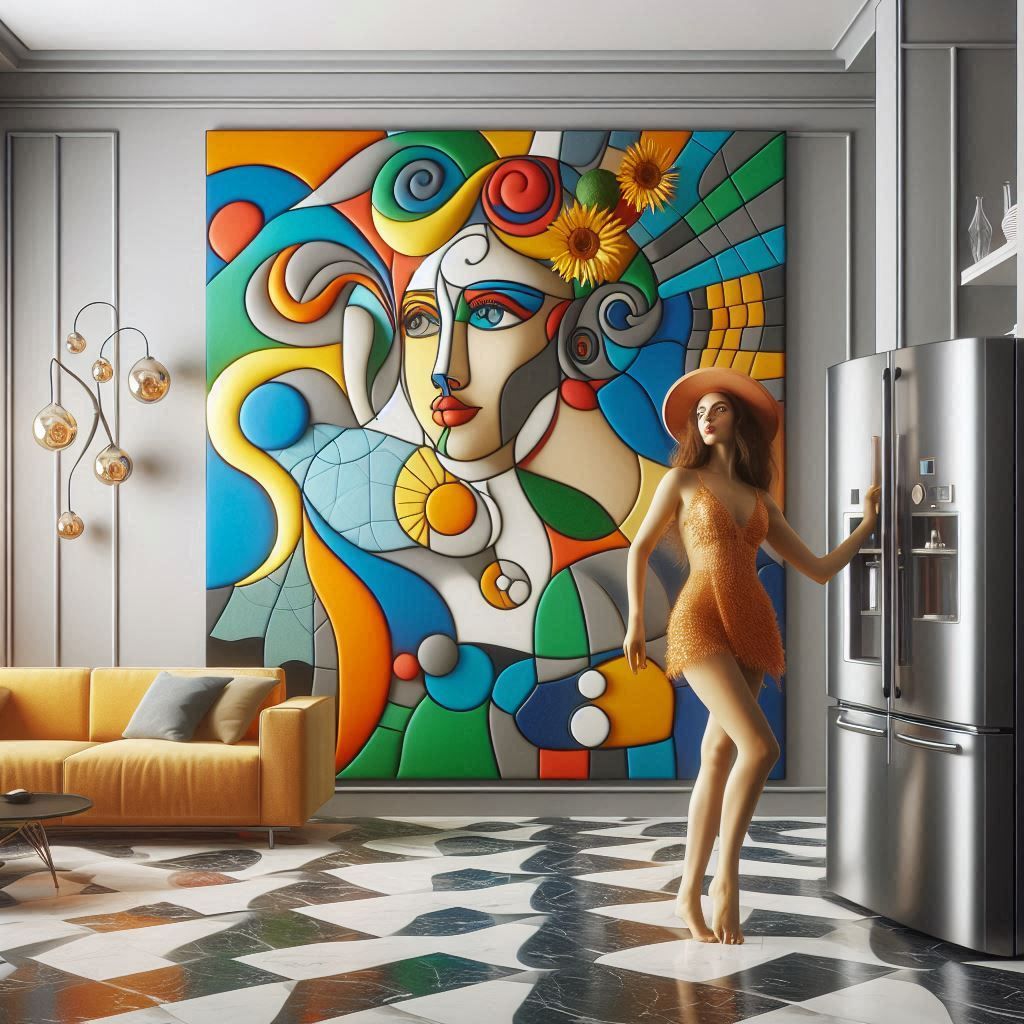 Fridge, Niki de Saint Phalle style