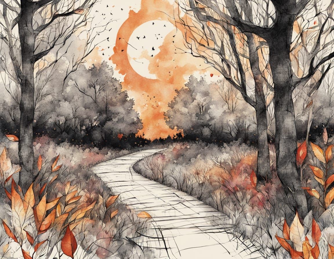 Autumn Path  by @AttemptedM