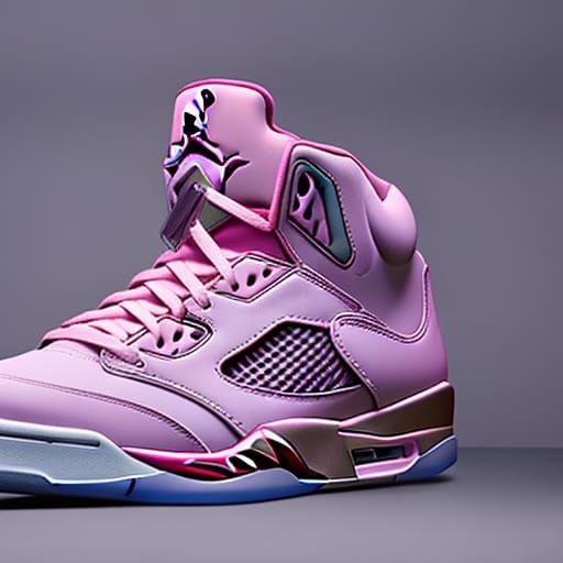 Air Jordan 5s pink