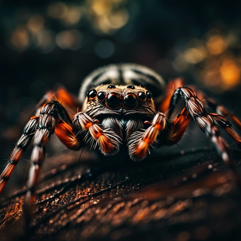 Mr. Spider Says Hello  by @Shawn Michael Duffy
