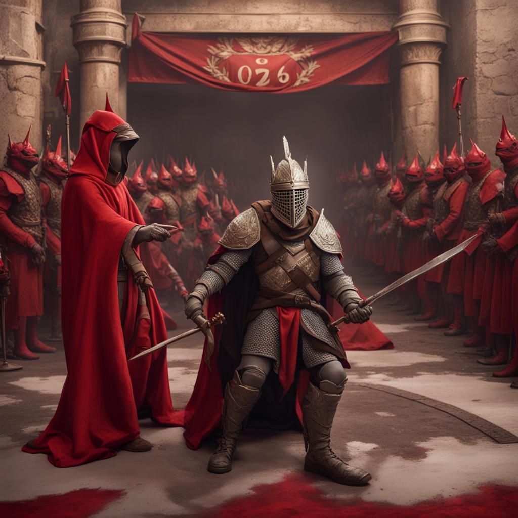 (Award ceremony: 1.5)
(Knighting: 1.5)
"Red carpet in fantas...