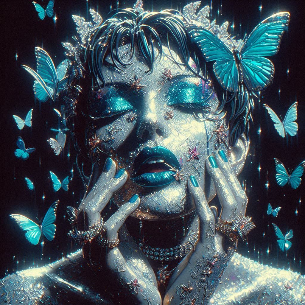 Blue Butterfly Gum 🦋💍