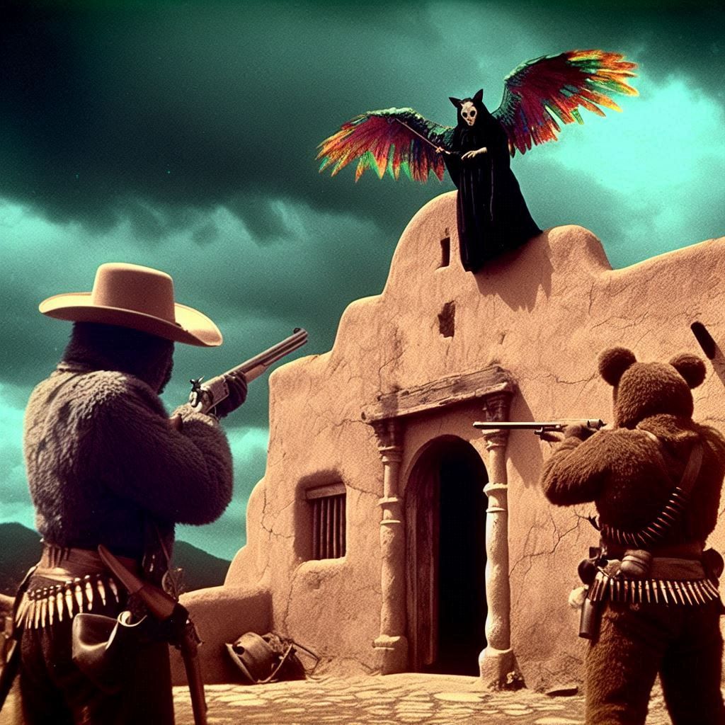 La pandilla de los ositos de peluche se enfrenta a la lechuza.