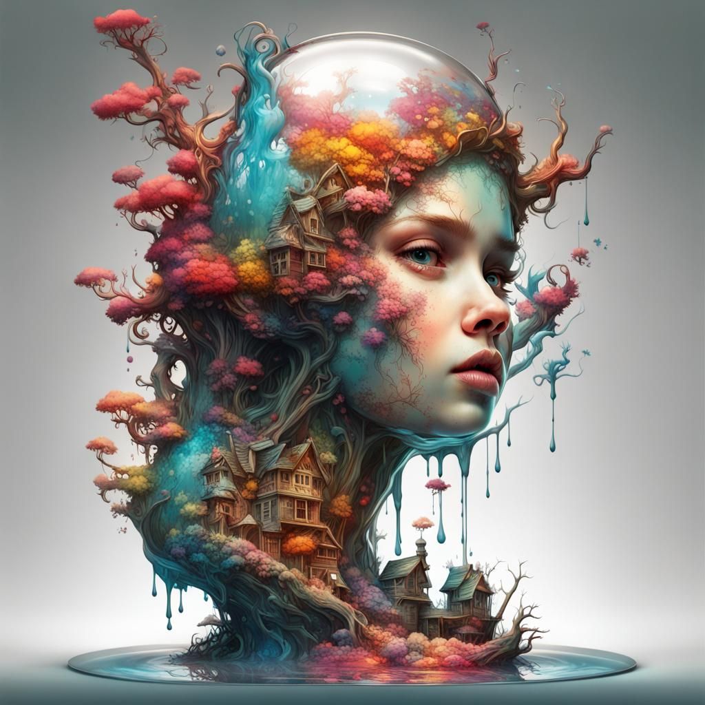 A weird world  by @Loelamae