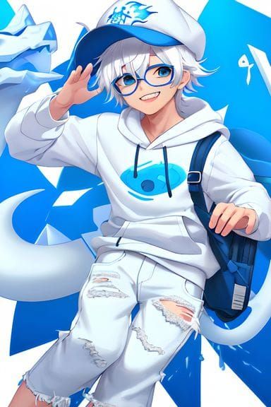 a happy Hero