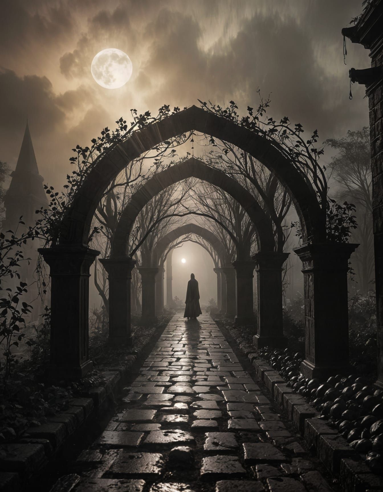 The Creepy Garden  by @Phil