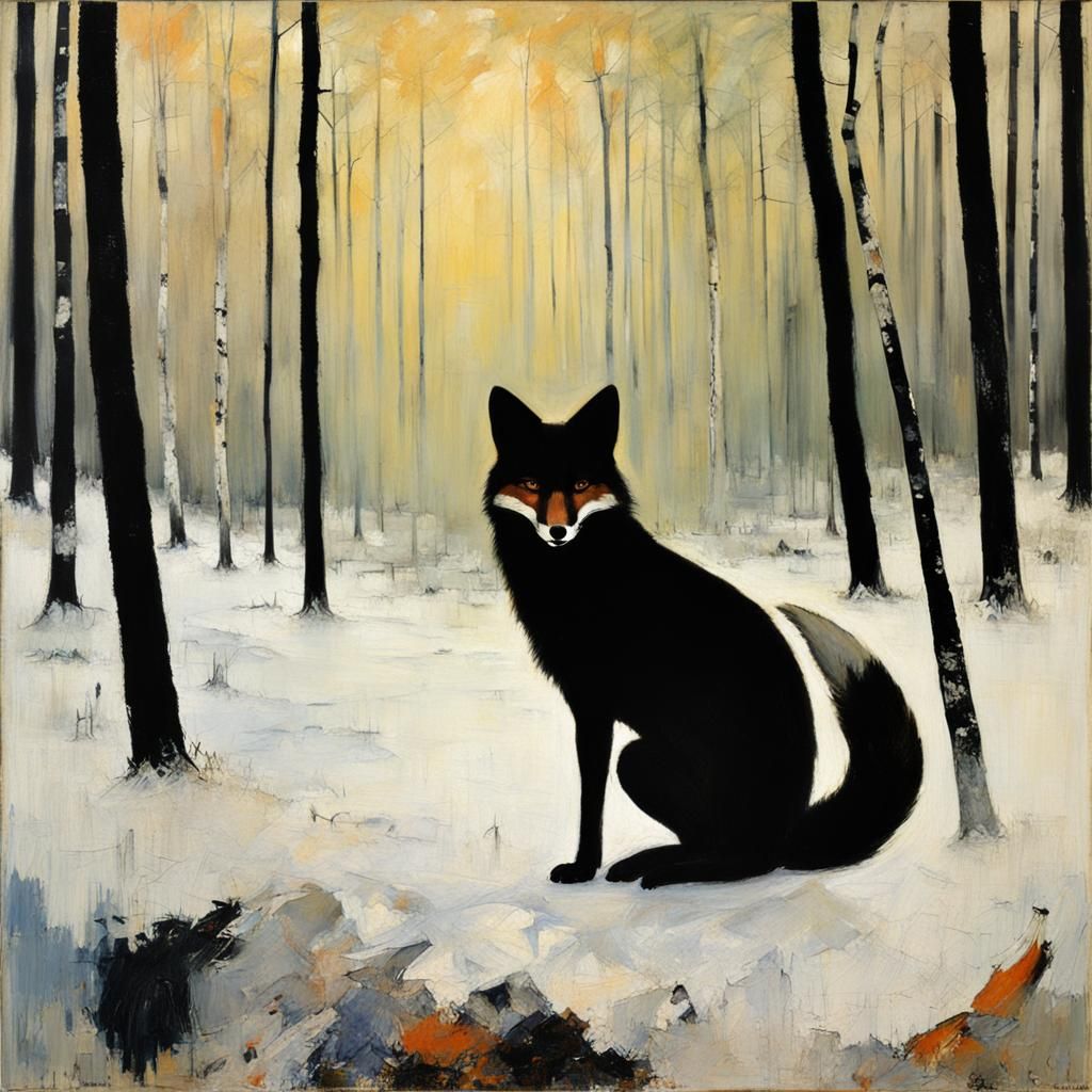 A Fox in Winter