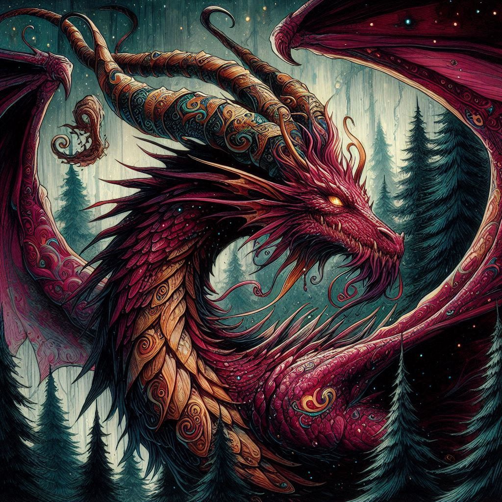 Old comic book styled drake