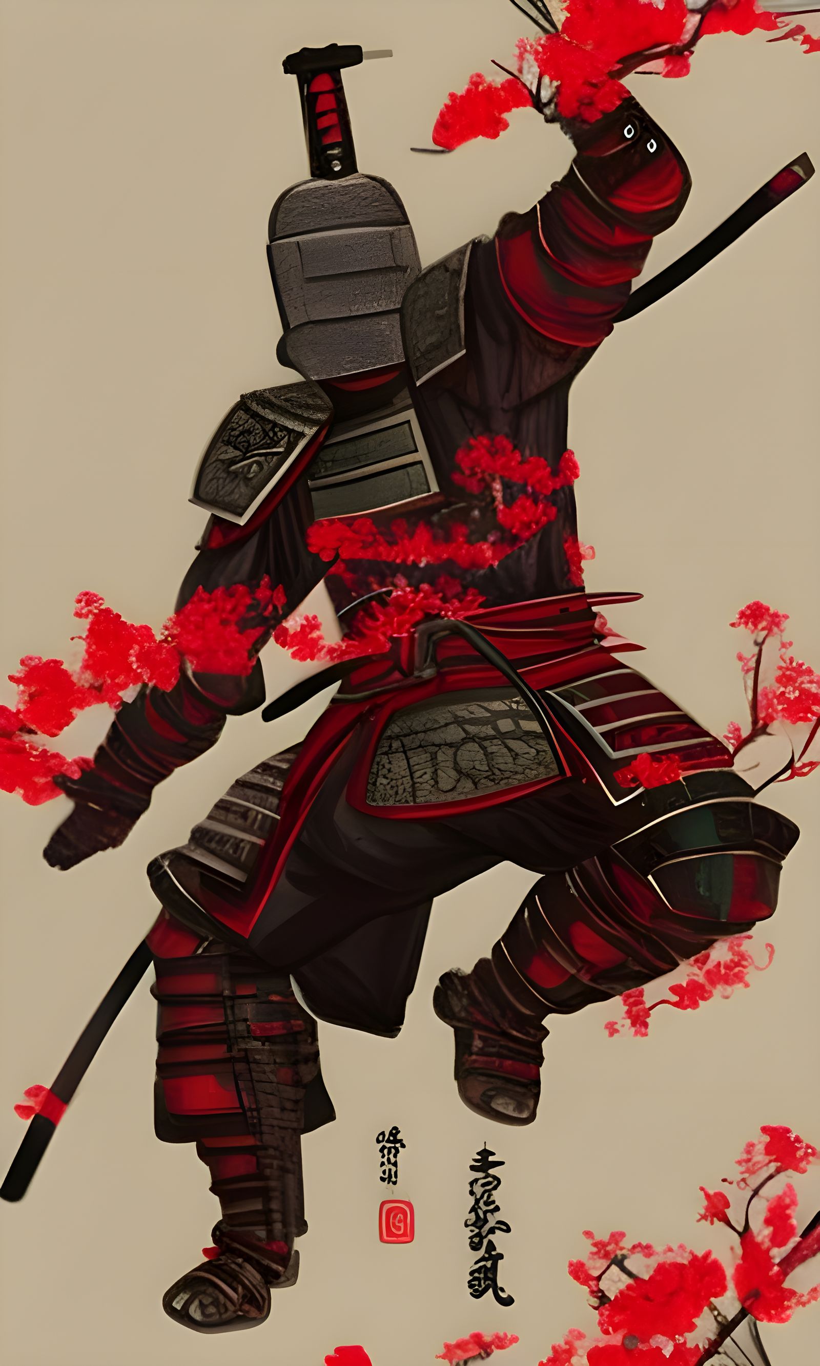 Crayon Collection: Samurai Warrior - AI Generated Artwork - NightCafe  Creator
