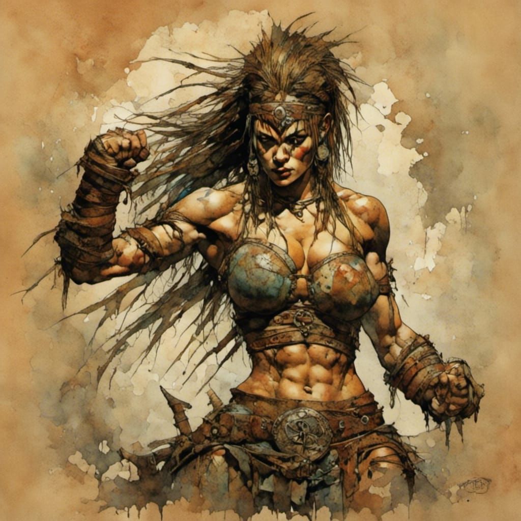 Warrior woman