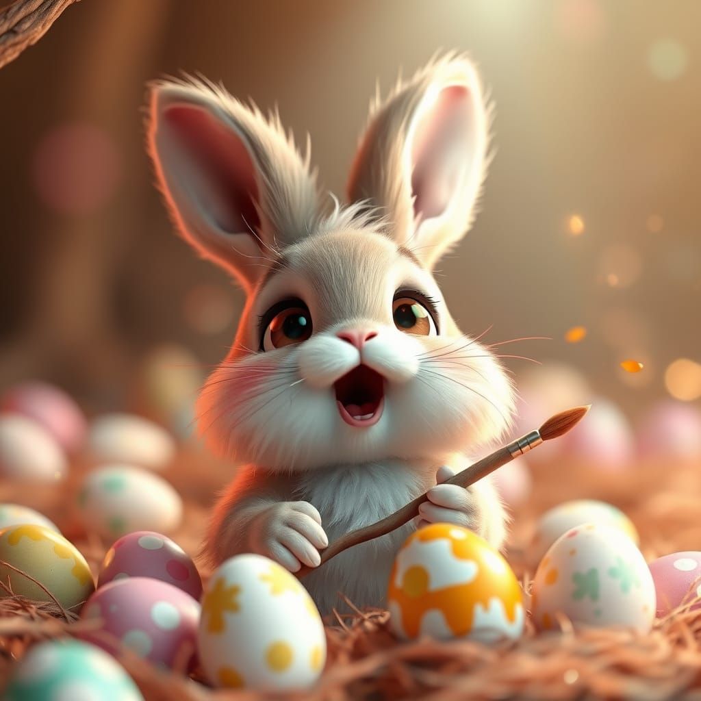 easter bunny  by @Eevee