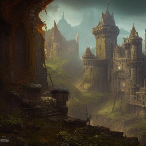 castle 4 - AI Generated Artwork - NightCafe Creator