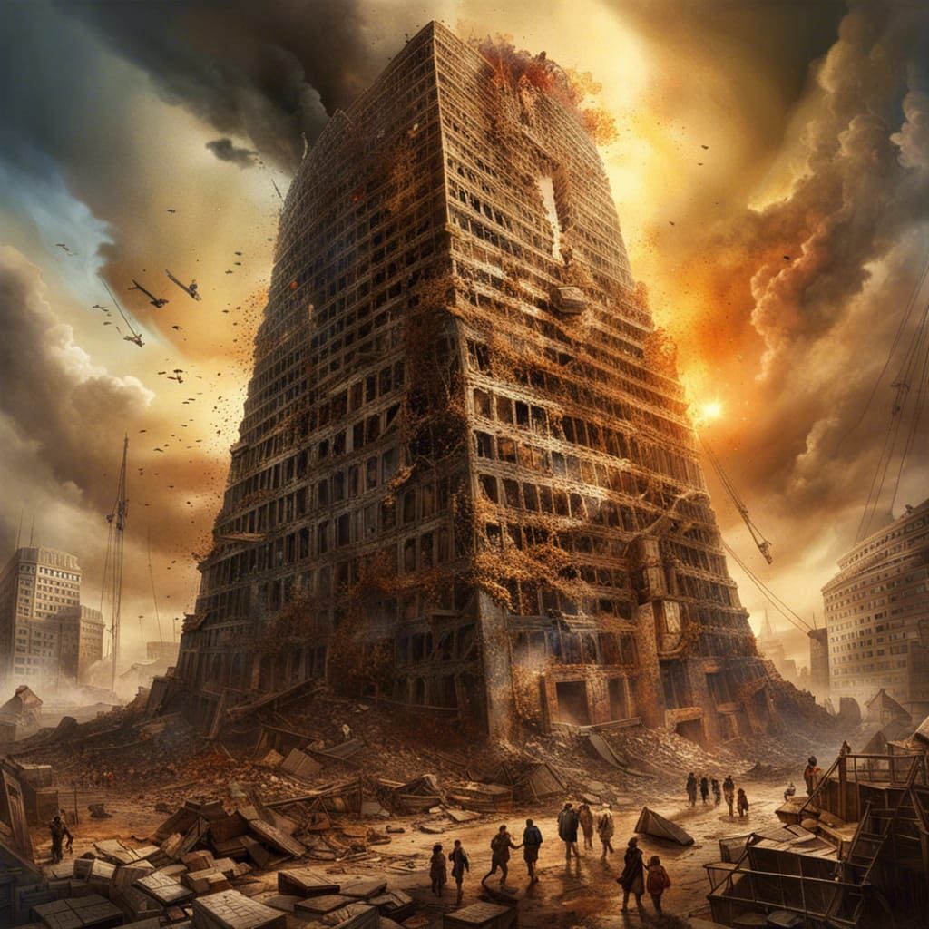Postapocalyptic/ "Tower of Babel"   by @Patrick Francart