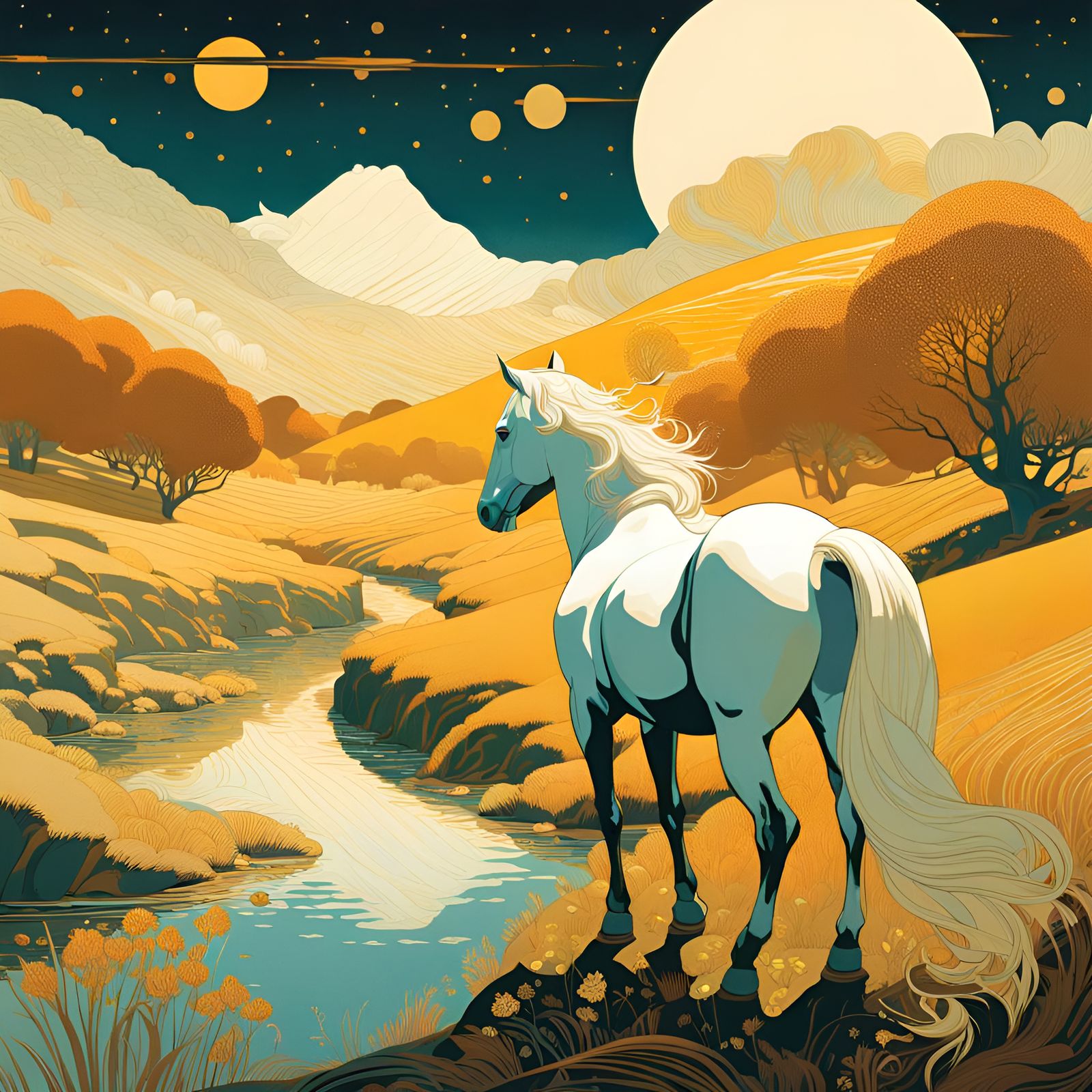 white horse valley  by @Paulo