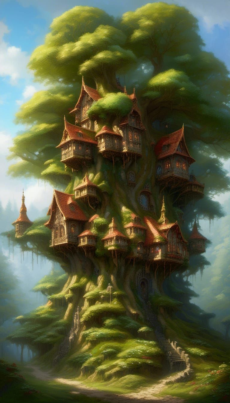 A Slightly Less Big Treehouse Condo in the Densely Populated...