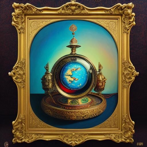 Surreal Beauty Dancing Under Neon Lights