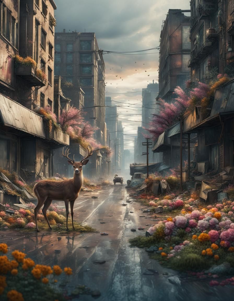 post apocalyptic city