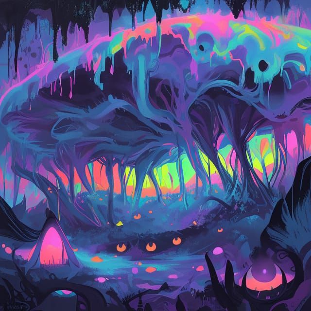 Surreal Dreamscapes: Alice in a Twisted Wonderland