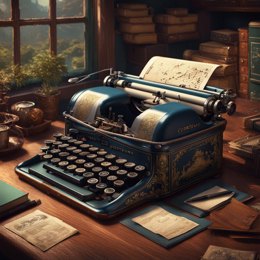 1950’s Smith Corona Typewriter   by @Mauve Marauder