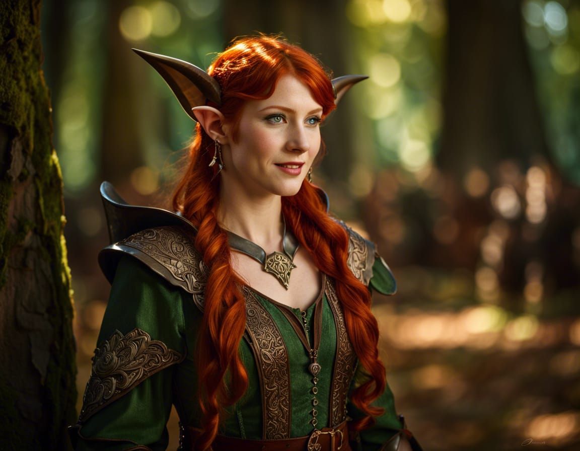 Ren Faire Elf with Odd Extra Ears AI Generated Artwork NightCafe