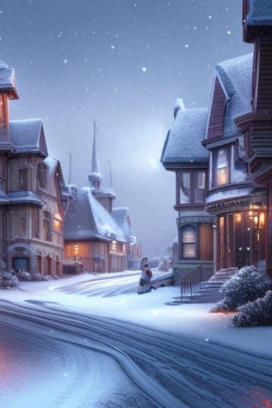Snowy Village
