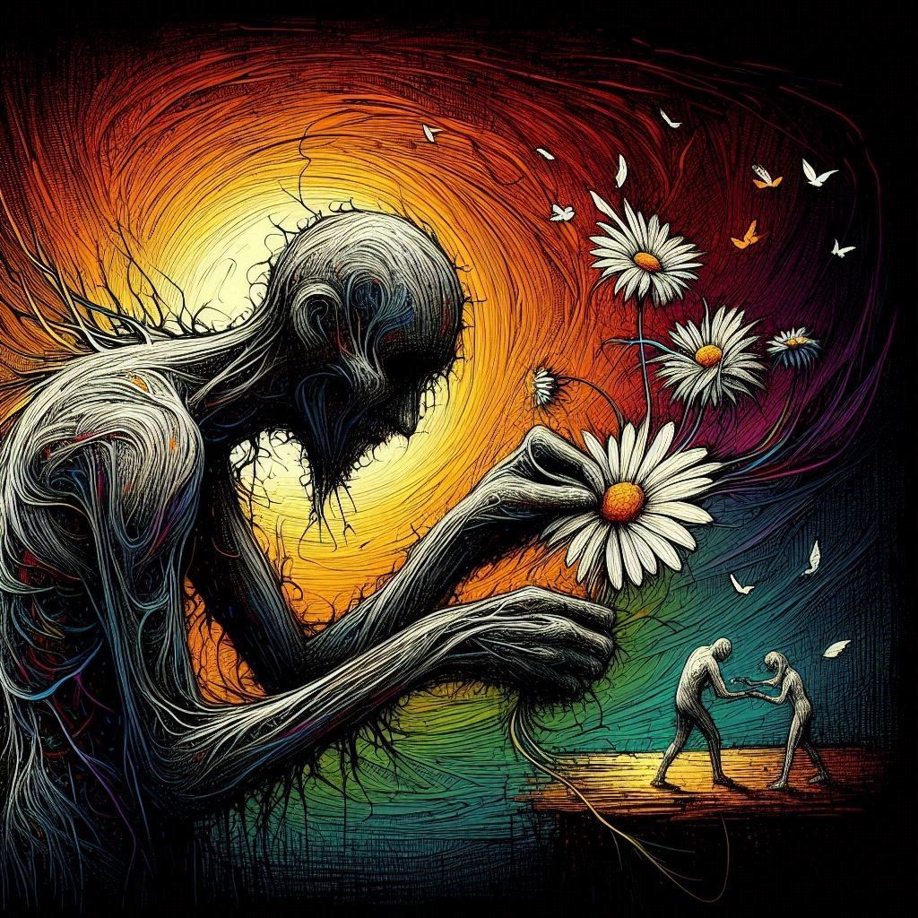 petals of pain or she loves me she loves me not