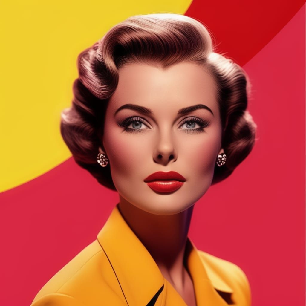 A lady from the 1950's