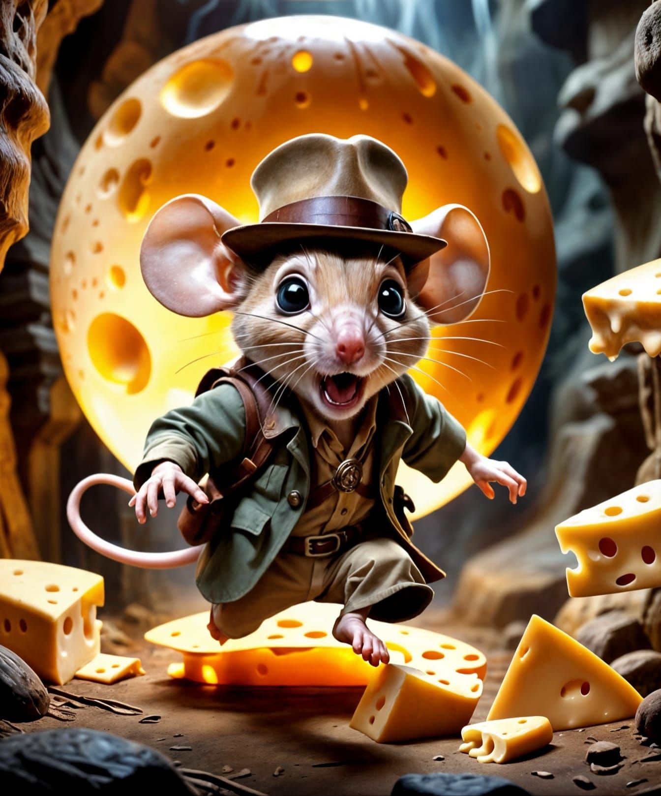 Indiana Mouse and the Cheeseball of Doom