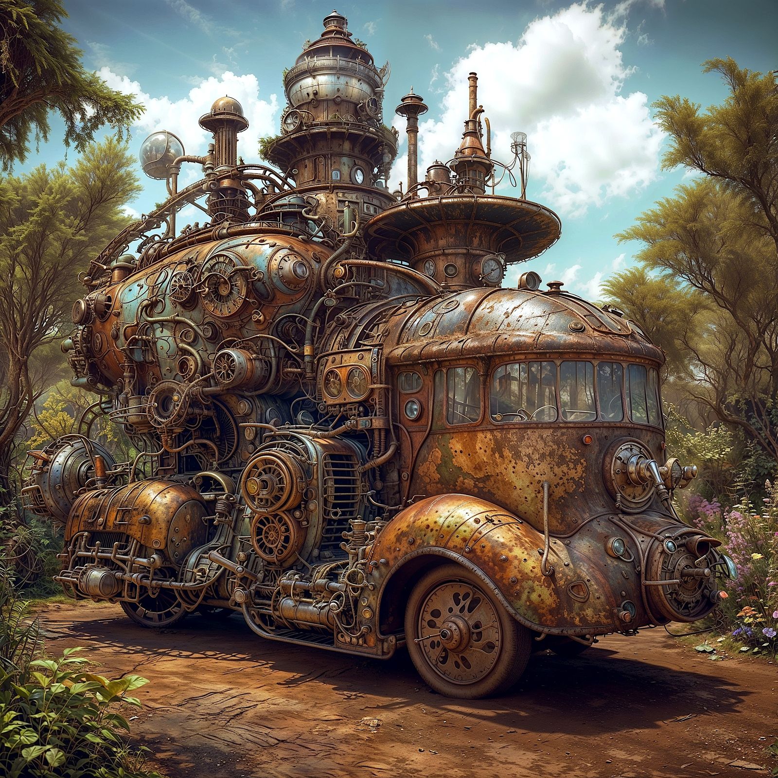 Vintage steampunk camper - Oldies Goldies #65
