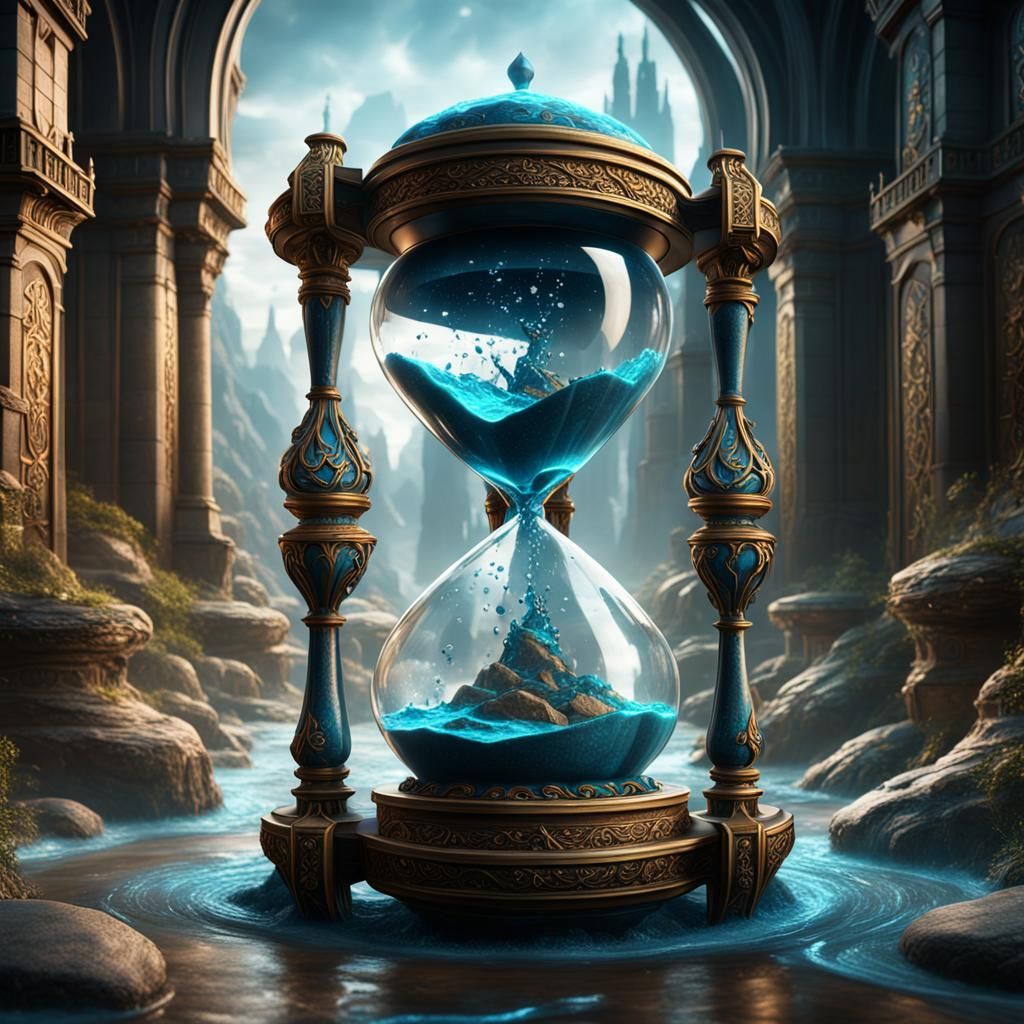 flowing hourglass  by @captain