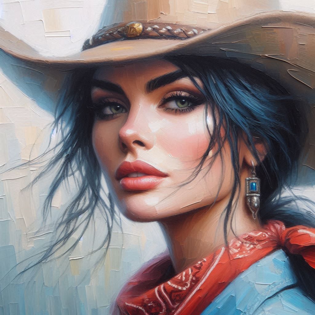 Impasto Cowgirl 3