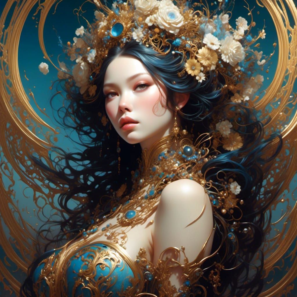 Voluptuous woman <lora:G-Babe:1.0> 