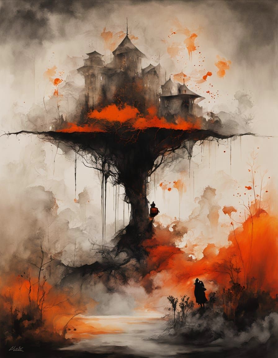 Among the clouds  by @Ladmilla