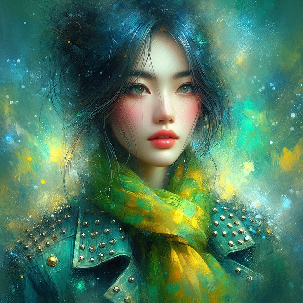 impressions in blue and green  by @Thyrsus