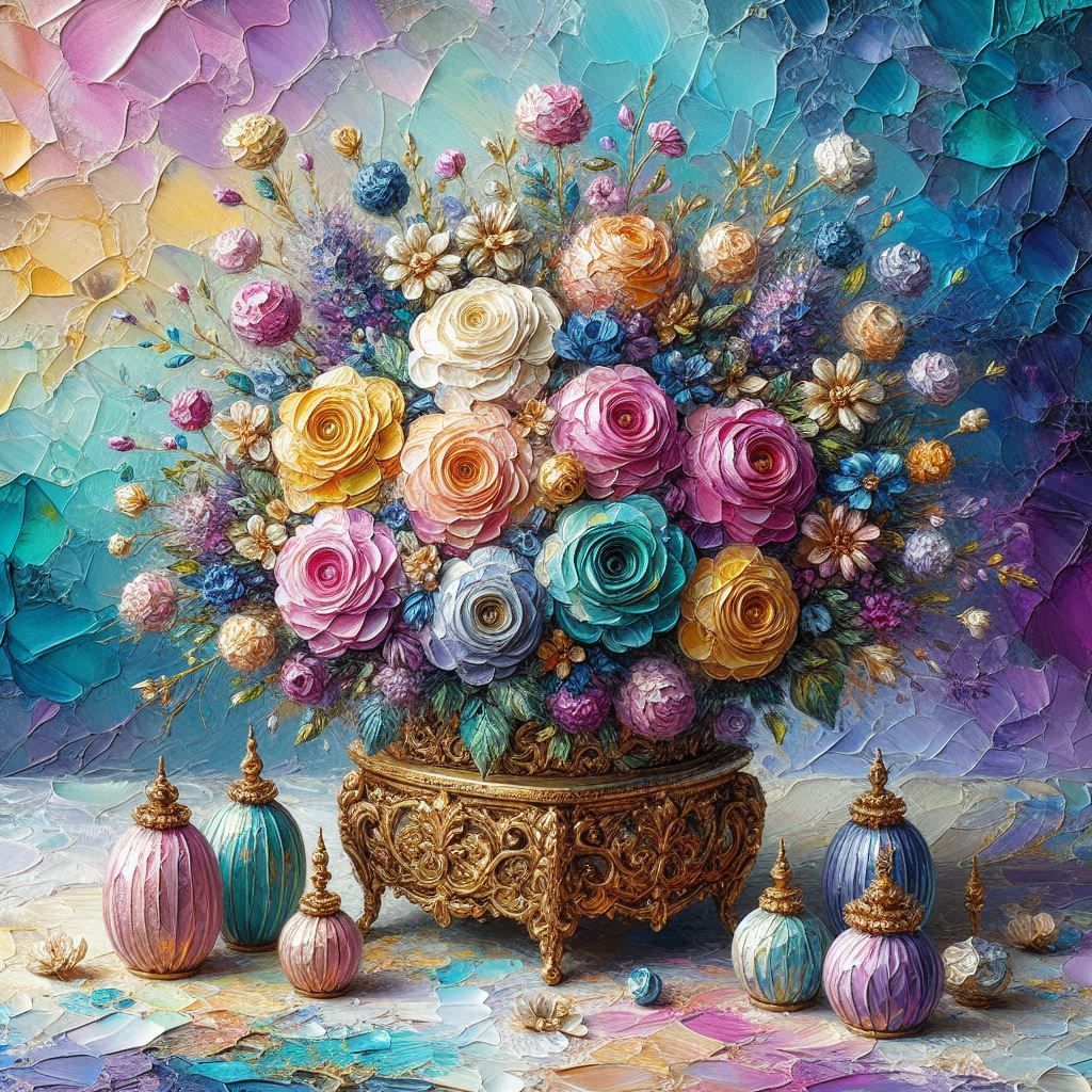 Acrylic Flower Arrangement