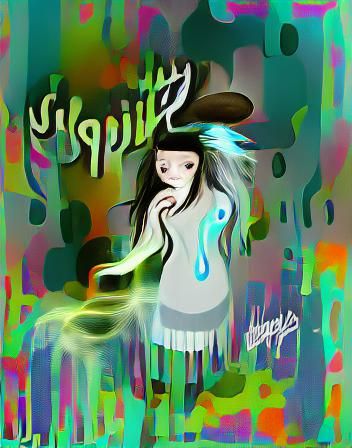 Sloppy Spirit digital illustration beautiful
