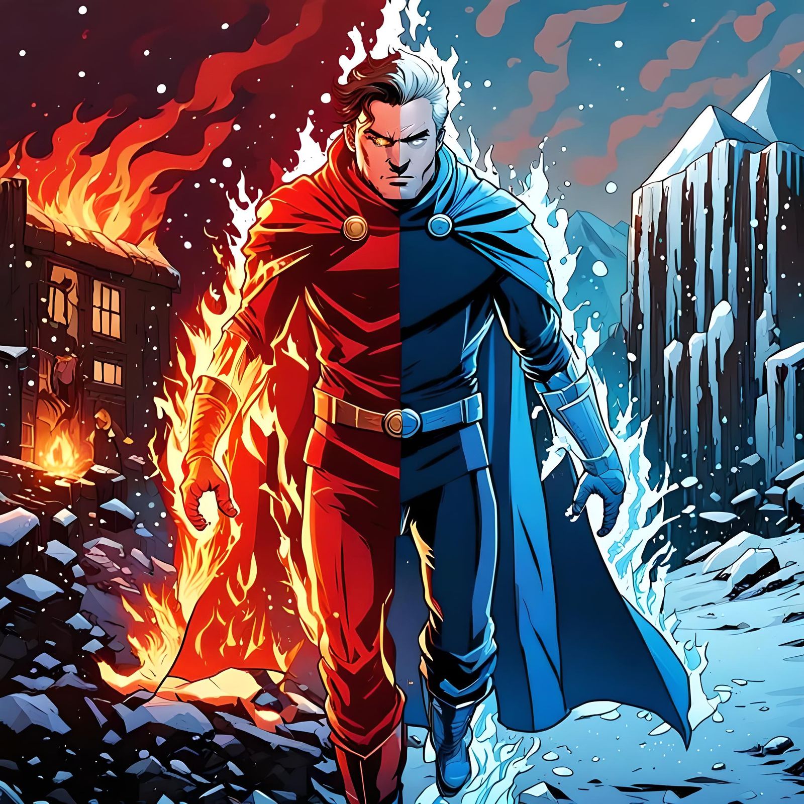 Fire and Ice Man