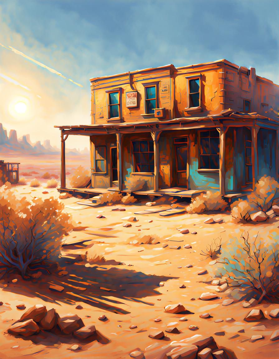 Desert ghost town