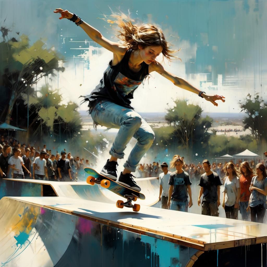 Skateboarder   by @Superbear